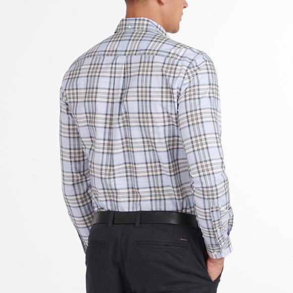 🔥❤️🔥Barbour Stone Highland Check 26 Shirt Size S/M🔥❤️🔥 - Picture 4 of 6
